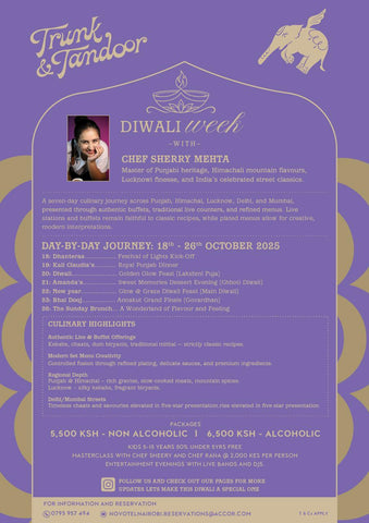 Diwali Masterclass with Chef Sherry Mehta and Chef Rana