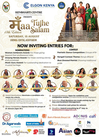 Maa Tujhe Salam 2025 – Celebrating Unsung Heroes, Inspiring Excellence 🇮🇳🇰🇪